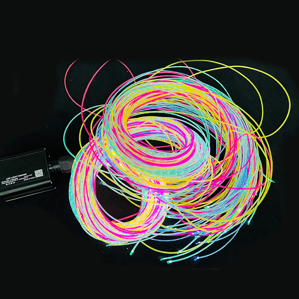 UV Fibre optical cable with light source