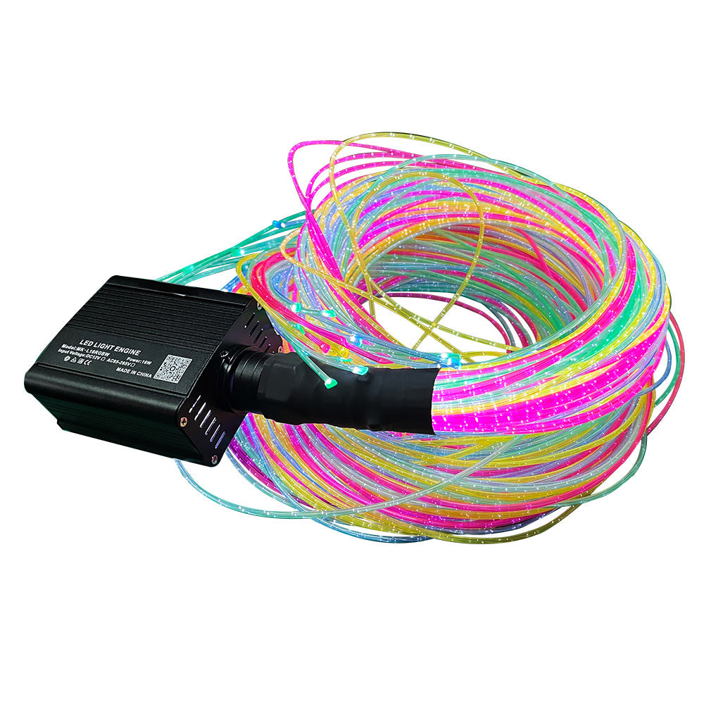 UV Fibre optical cable with light source