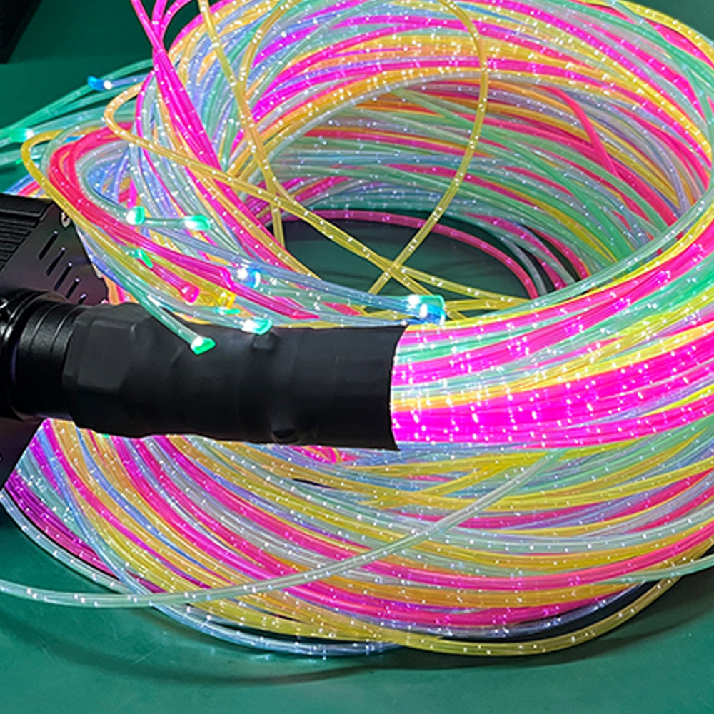 UV Fibre optical cable with light source