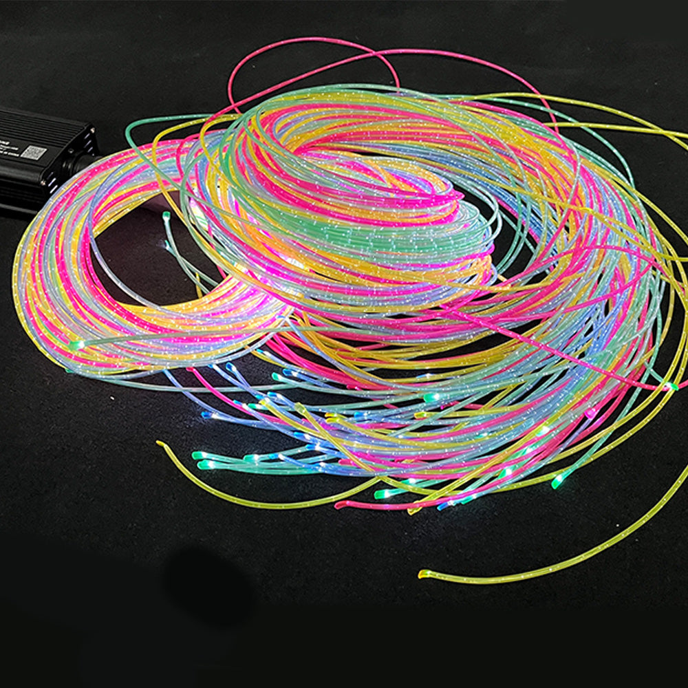 UV Fibre optical cable with light source