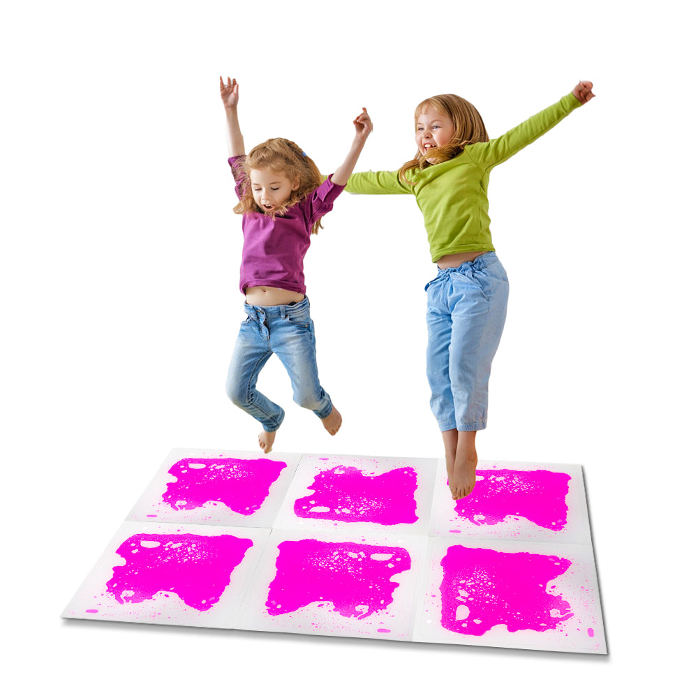 6 x Pink Liquid floor tile 12' x 12'