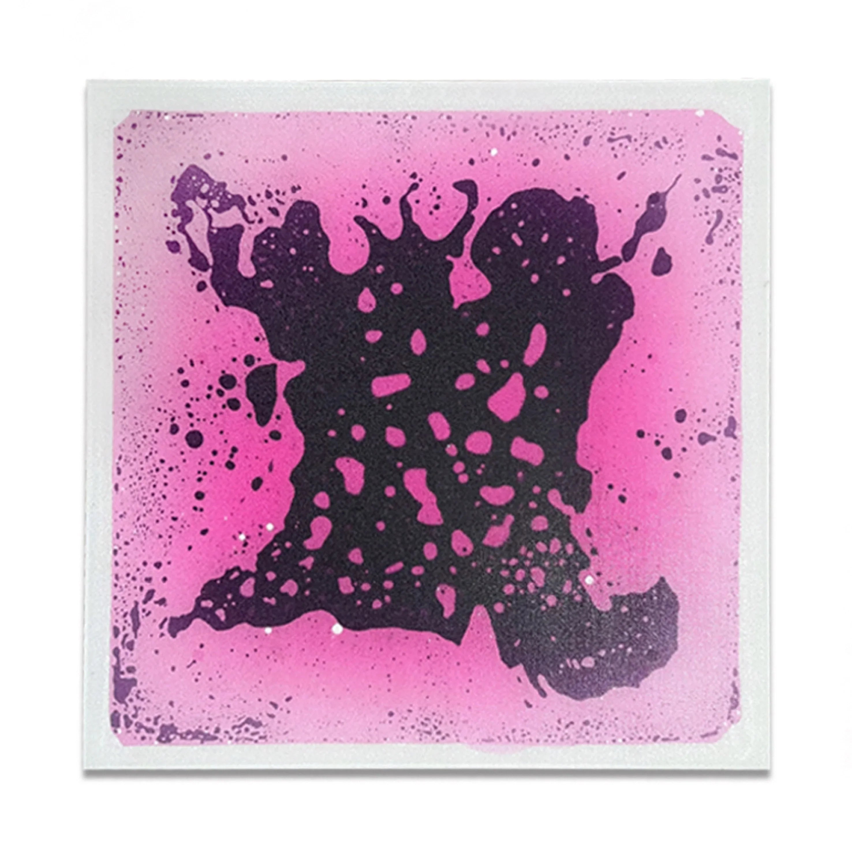 1 x Pink/Black Liquid floor tile 12' x 12'