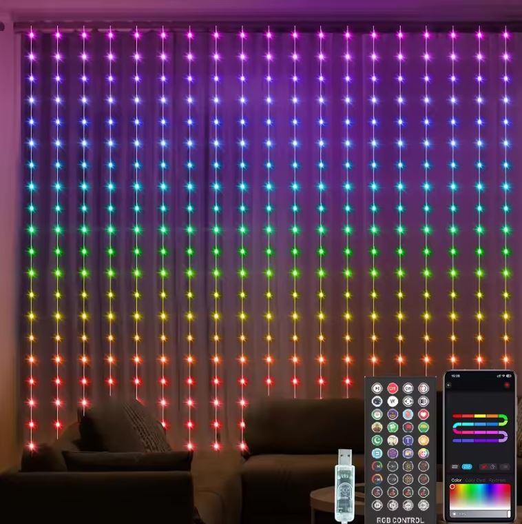 Smart LED curtain