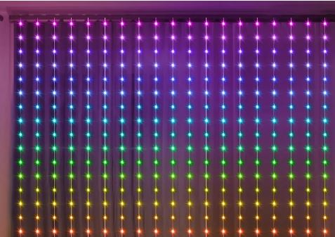 Smart LED curtain