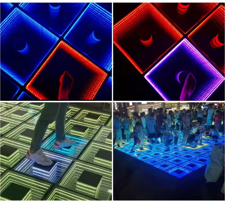 Interactive infinity floors set of 4